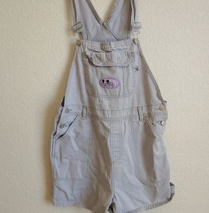 MICKEY MOUSE Lavender Grey Overall Shorts